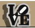 Love Cookie Cutter. Valentine's day Cookie Cutter