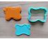 Heart Frame Cookie Cutter and Stamp Set. Valentine's day Cookie Cutter