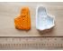 Halloween Ghost Cookie Cutter and Stamp Set. Halloween Cookie Cutter