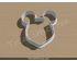 Mickey Cookie Cutter. Cartoon Cookie Cutter