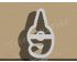 Unicorn Number Nine Cookie Cutter. Unicorn Cookie Cutter