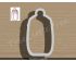 Milk Bottle Cookie Cutter. Baby Shower Cookie Cutter