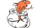 Fish in pot Cookie Cutter and Stamp Set. Animal Cookie Cutter