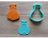 Love Bug Cookie Cutter and Stamp Set. Valentine's day Cookie Cutter