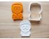 South Park Token Black Cookie Cutter and Stamp Set. Cartoon Cookie Cutter