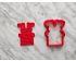 Santa In Chimney Cookie Cutter and Stamp Set. Christmas Cookie Cutter
