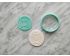 Green Lantern Cookie Cutter and Stamp Set. Super Hero Cookie Cutter