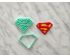 Superman Logo Fondant Cutter Cookie Cutter. Cartoon Cookie Cutter