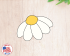 Funky Daisy Cookie Cutter. Flower Cookie Cutter. Summer Cookie Cutter
