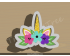 Floral Unicorn Style 2 Cookie Cutter. Unicorn Cookie Cutter