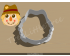 Cute Scarecrow Head Cookie Cutter. Fall Season Cookie Cutter. Halloween Cookie Cutter