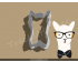 Llama with Tie Cookie Cutter. Animal Cookie Cutter