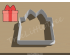 Gift Box Style 2 Cookie Cutter. Christmas Cookie Cutter. Holiday Cookie Cutter
