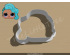 Splash Queen Cookie Cutter. LOL Dolls Cookie Cutter