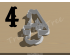 Carnival Number Four Cookie Cutter. Number Cookie Cutter