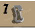 Carnival Number Seven Cookie Cutter. Number Cookie Cutter