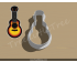 Guitar Cookie Cutter. Musical Instruments cookie cutter