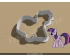 Twilight Cookie Cutter. My Little Pony Cookie Cutter.  Cartoon Cookie Cutter