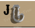 Carnival Letter J Cookie Cutter. Alphabet Cookie Cutter