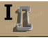 Greek Letter Iota Cookie Cutter. Alphabet Cookie Cutter