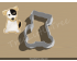 VanCleef and Arples Dog Cookie Cutter. Pet Cookie Cutter