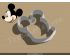 Mickey Side Face Cookie Cutter. Cartoon Cookie Cutter