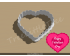 Scalloped Heart Cookie Cutter. Valentine's day Cookie Cutter