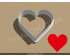 Classic Heart Cookie Cutter. Valentine's day Cookie Cutter