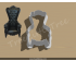 High Back Throne Chair Cookie Cutter. Furniture Cookie Cutter