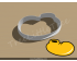 Mickey Mouse Shoe Cookie Cutter. Disney cookie cutter. Cartoon Cookie Cutter