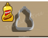 Mustard Bottle Cookie Cutter. Summer Season Cookie Cutter. BBQ Cookie Cutter