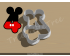 Mickey Number Four Cookie Cutter. Number Cookie Cutter