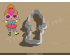Neon Qt Doll Full Body Cookie Cutter. LOL Dolls Cookie Cutter. Unicorn Cookie Cutter