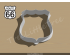 Route 66 Cookie Cutter. Traffic Cookie Cutter