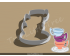 Stacked Teacup Cookie Cutter. Alice in Wonderland Cookie Cutter