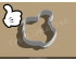 Mickey Mouse Thumb Up Cookie Cutter.Cartoon Cookie Cutter