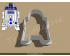 R2D2 Cookie Cutter. Star Wars Cookie Cutter