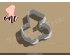 Lettered Number One Cookie Cutter. Number Cookie Cutter