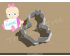 Baby with Milk Bottle Plaque Cookie Cutter. Baby Shower Cookie Cutter