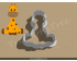 Sitting Giraffe Cookie Cutter. Animal Cookie Cutter