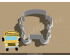 School Bus Front Cookie Cutter. Car Cookie Cutter