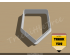 Pencil Notepad Plaque Cookie Cutter. School/Grad Cookie Cutter