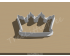 Golden Crown Cookie Cutter. Baby Shower Cookie Cutter