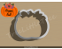 Floral Pumpkin Cookie Cutter. Fall Season Cookie Cutter. Thanksgiving Cookie Cutter