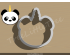 Unicorn Panda Cookie Cutter. Unicorn Cookie Cutter. Panda  Cookie Cutter