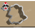 Christmas Raccoon Cookie Cutter. Christmas Cookie Cutter.  Animal Cookie Cutter