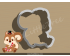 Christmas Squirrel Cookie Cutter. Christmas Cookie Cutter.  Animal Cookie Cutter