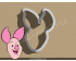 Winnie Pooh Piglet Cookie Cutter. Disney Cookie Cutter. Cartoon Cookie Cutter