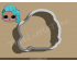 Splash Queen Cookie Cutter. LOL Dolls Cookie Cutter