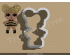 Queen Bee Glitter Full Body Cookie Cutter. LOL Dolls Cookie Cutter